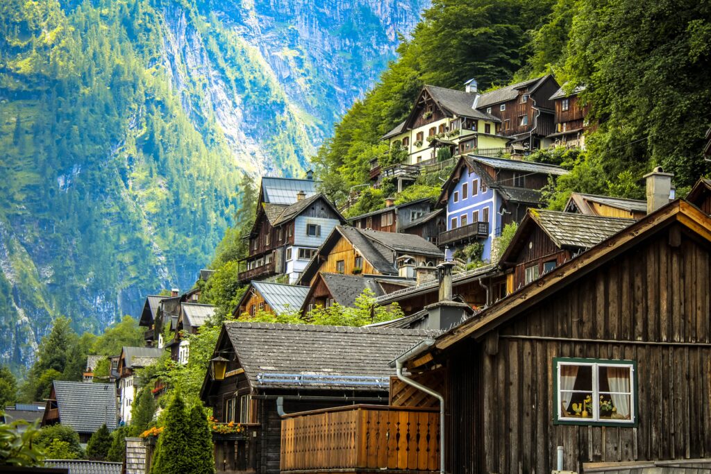 Alpejska miejscowość w Austrii
