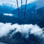 Kolejka linowa w Alpach w Austrii